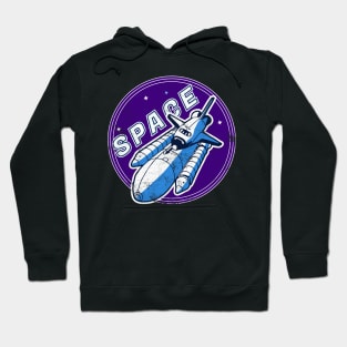 Space Design vintage style Hoodie